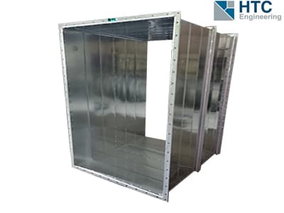 Ống gió chữ nhật nối bích thép